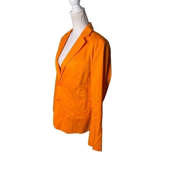 Bobblehaus x Dave & Busters Collab Signature Cotton Suit Jacket Bright Orange Me - Picture 6 of 12